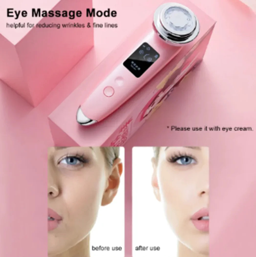 5-in-1 LED Light Therapy Facial Device – Skin Tightening, Anti-Aging & Brightening Wand