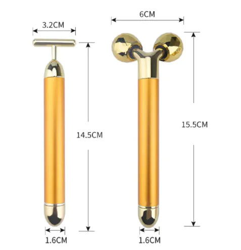 3D Sculpting Facial Roller – Dual-Head Massager for Lifting & Skin Tightening