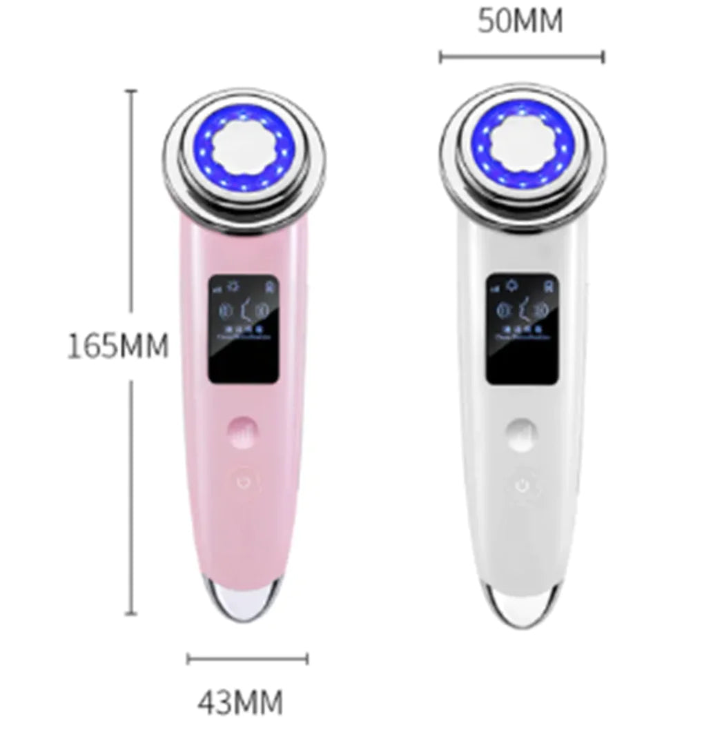 5-in-1 LED Light Therapy Facial Device – Skin Tightening, Anti-Aging & Brightening Wand