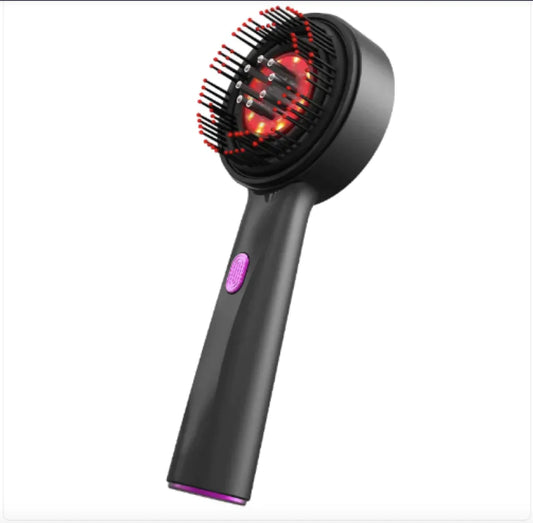 Electric Scalp Massager Comb – Red Light Therapy & Hair Care Tool