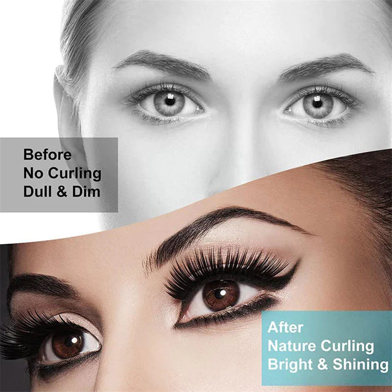 Rechargeable Heated Eyelash Curler – Long-Lasting Natural Curl with 2 Temperature Modes