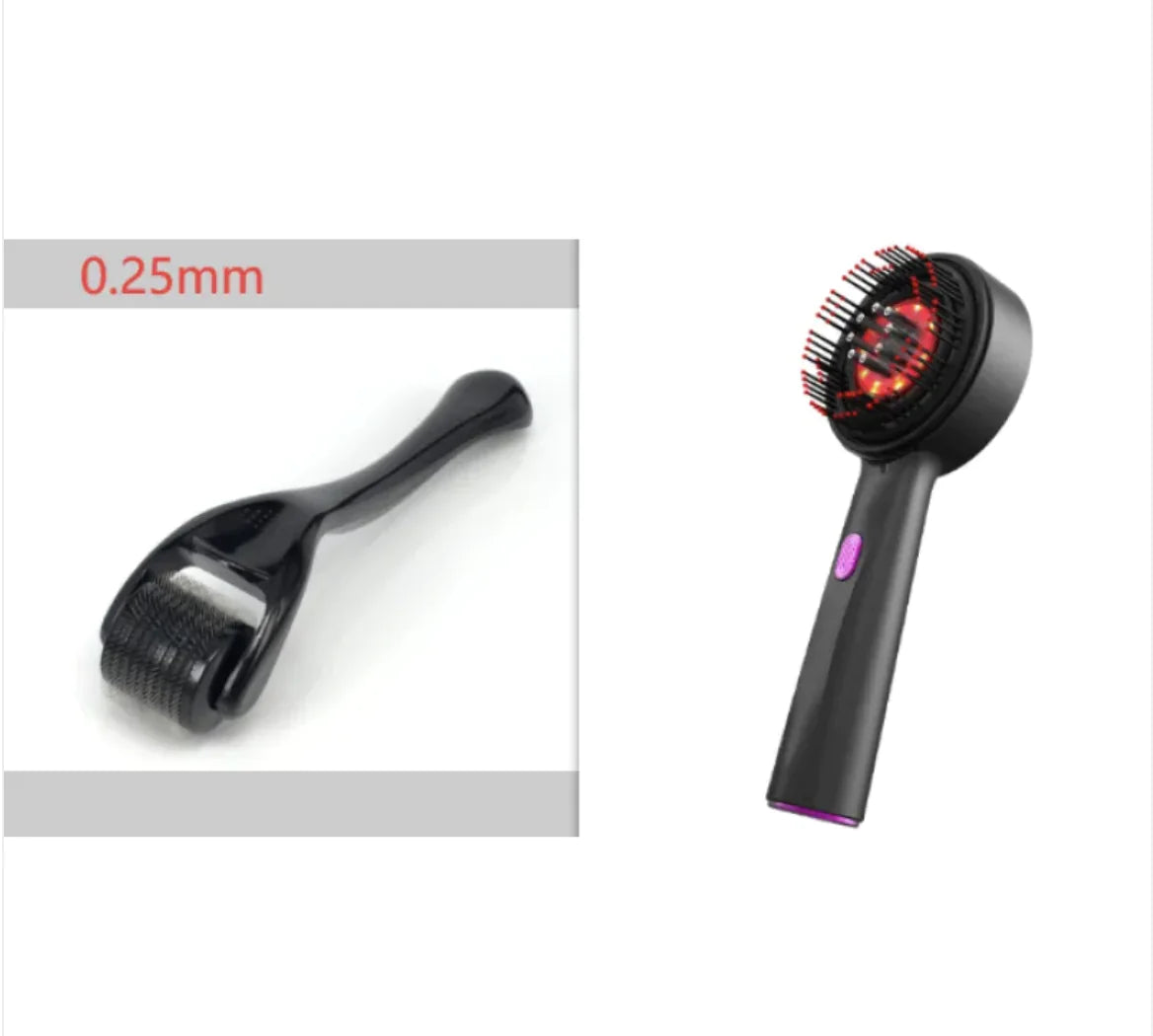 Electric Scalp Massager Comb – Red Light Therapy & Hair Care Tool