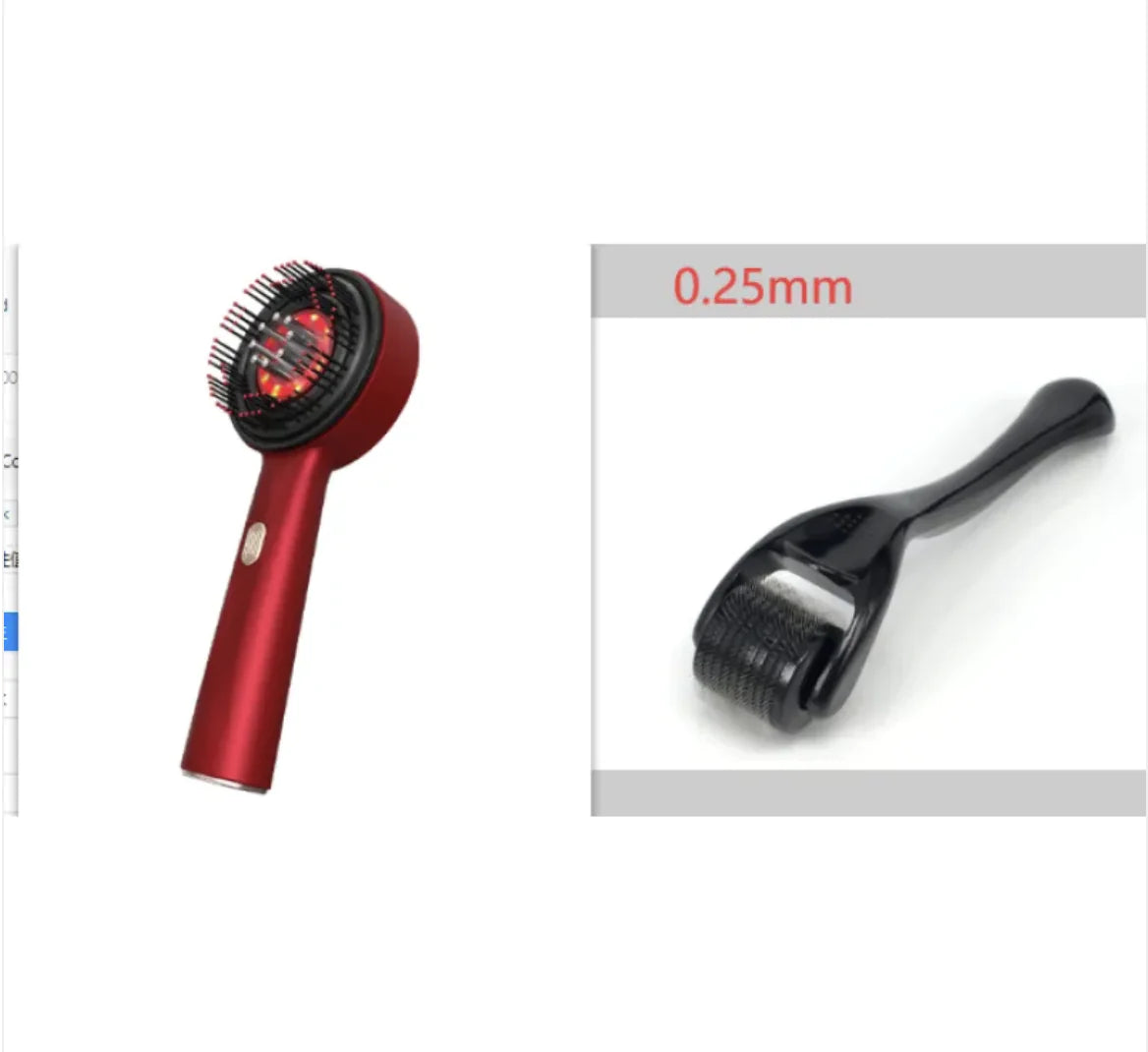 Electric Scalp Massager Comb – Red Light Therapy & Hair Care Tool