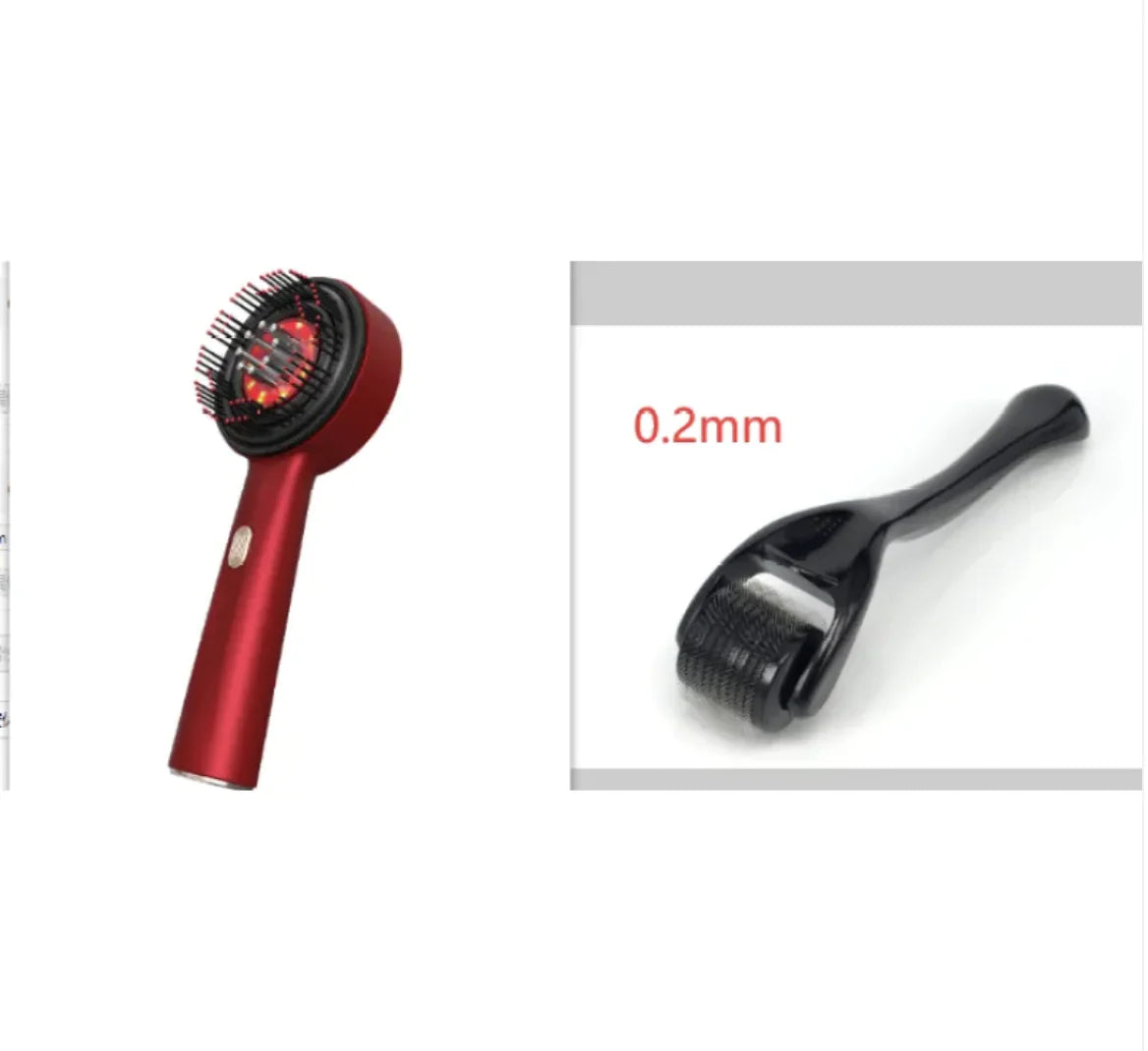 Electric Scalp Massager Comb – Red Light Therapy & Hair Care Tool