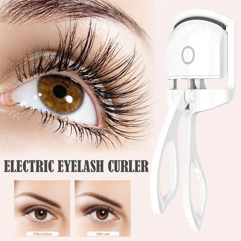 Rechargeable Heated Eyelash Curler – Long-Lasting Natural Curl with 2 Temperature Modes